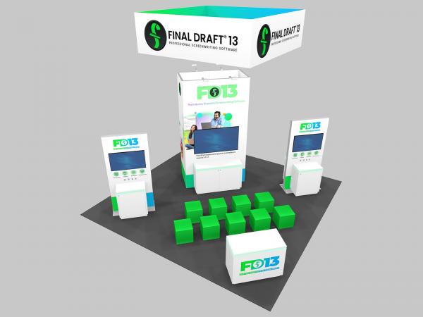 RE-9121 Rental Trade Show Island Exhibit -- Image 5